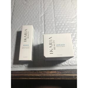 Ikaria Ageless Beauty Balm 1.7 Oz. (50 ml) And Retinol Serum 1.0 oz (30 Ml)